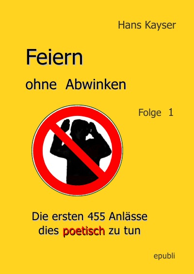'Cover von Feiern ohne Abwinken'-Cover