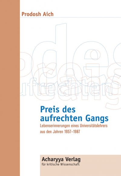 'Preis des aufrechten Gangs'-Cover