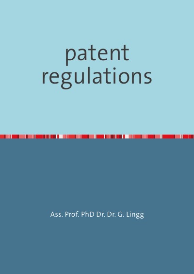 'patent regulations'-Cover