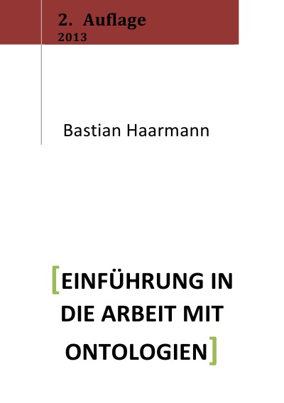 'Cover von Einführung in die Arbeit mit Ontologien'-Cover
