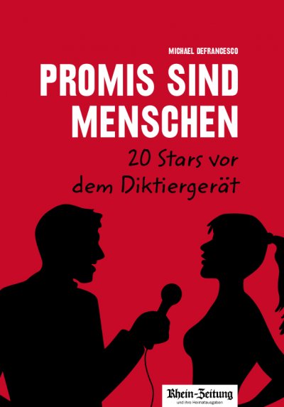 'Cover von Promis sind Menschen – 20 Stars vor dem Diktiergerät'-Cover