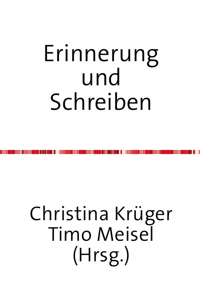 'Erinnerung und Schreiben'-Cover