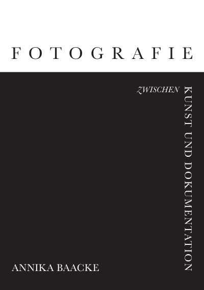 'Cover von Fotografie zwischen Kunst und Dokumentation'-Cover