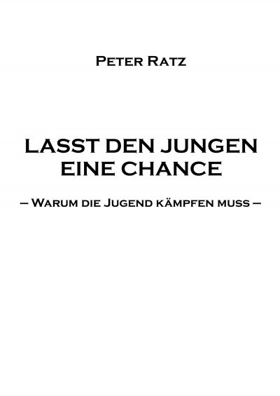 'Cover von Lasst den Jungen eine Chance'-Cover