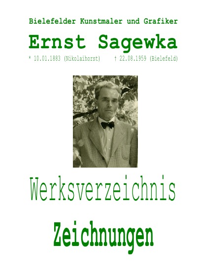 'Cover von Bielefelder Kunstmaler und Grafiker Ernst Sagewka'-Cover