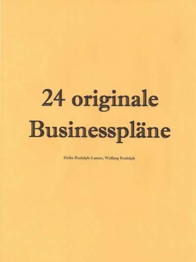 'Cover von 24 originale Businesspläne'-Cover