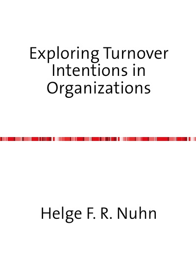 'Cover von Exploring Turnover Intentions in Organizations'-Cover