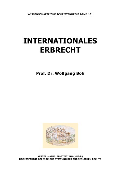 'Internationales Erbrecht'-Cover