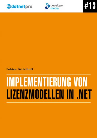 'Cover von Implementierung von Lizenzmodellen in .NET'-Cover