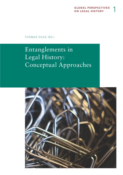 'Cover von Entanglements in Legal History: Conceptual Approaches'-Cover