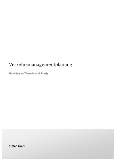 'Verkehrsmanagementplanung'-Cover