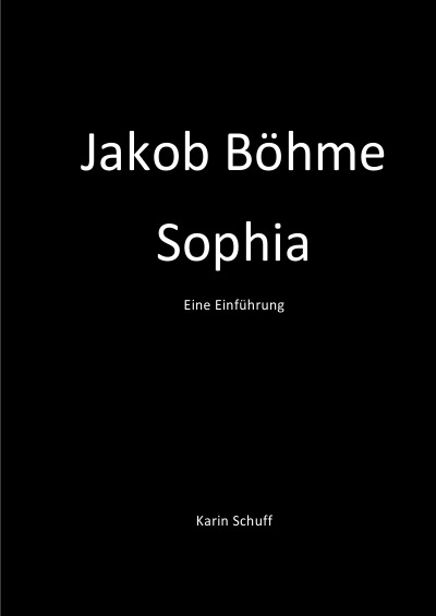 'Jakob Böhme'-Cover