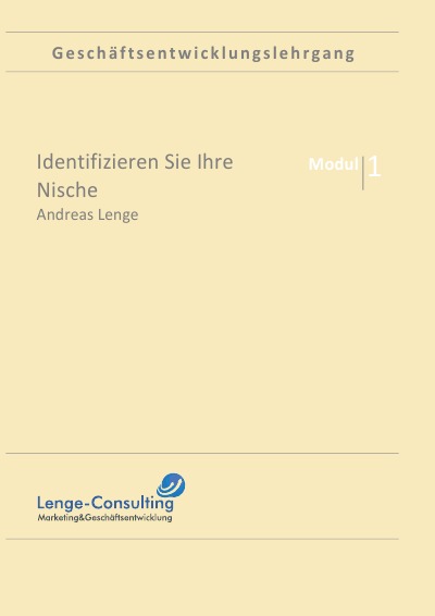 'Cover von Geschäftsentwicklungslehrgang: Modul 1 Nischenmarketing'-Cover
