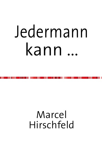 'Cover von Jedermann kann …'-Cover