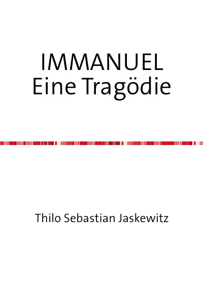 'Cover von IMMANUEL Eine Tragödie'-Cover