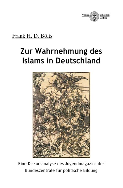 'Cover von Zur Wahrnehmung des Islams in Deutschland'-Cover