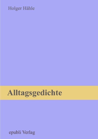 'Cover von Alltagsgedichte'-Cover