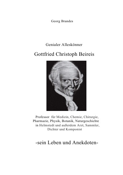 'Gottfried Christoph Beireis'-Cover