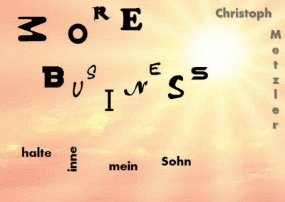 'Cover von More Business halte inne mein Sohn'-Cover
