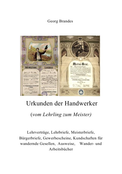'Urkunden der Handwerker'-Cover