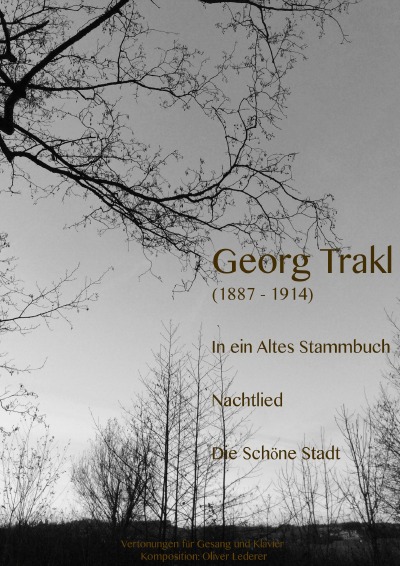 'Trakl Vertonungen'-Cover