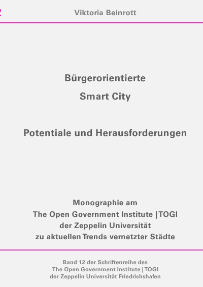 'Cover von Bürgerorientierte Smart City'-Cover