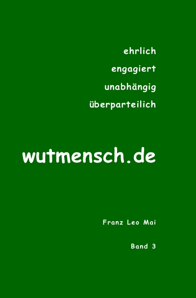 'wutmensch'-Cover