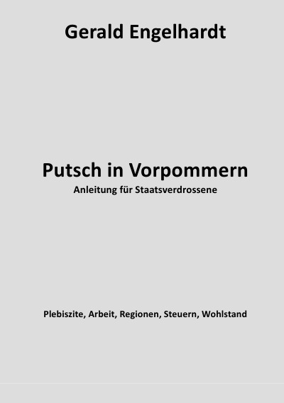 'Cover von Putsch in Vorpommern'-Cover