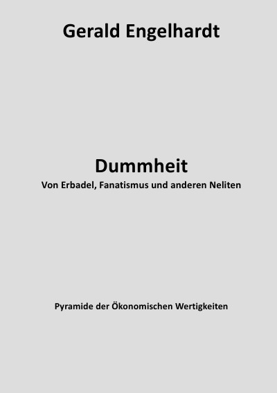 'Cover von Dummheit'-Cover