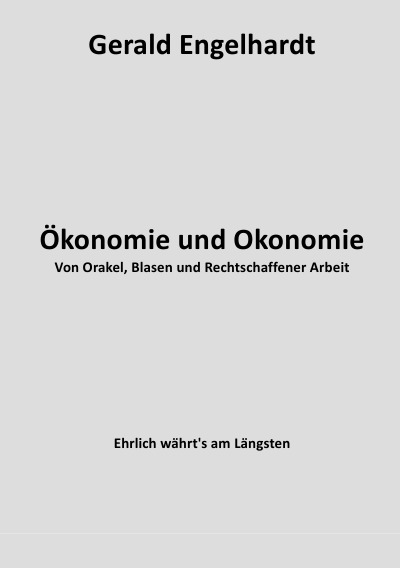 'Cover von Ökonomie und Okonomie'-Cover