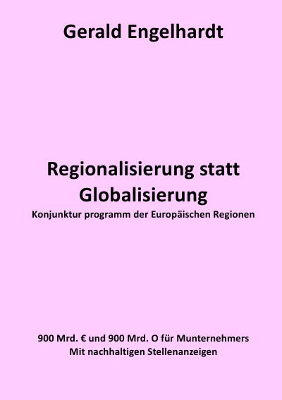 'Cover von Regionalisierung statt Globalisierung'-Cover