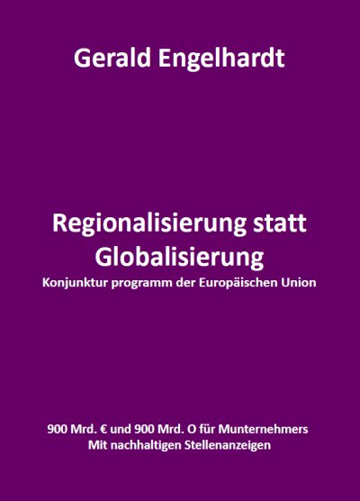 'Regionalisierung statt Globalisierung'-Cover