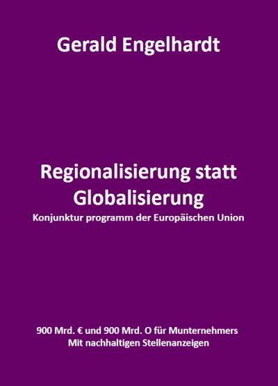 'Cover von Regionalisierung statt Globalisierung'-Cover