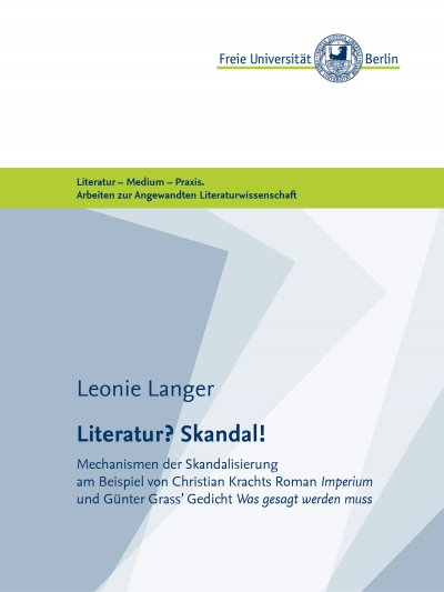 'Literatur? Skandal!'-Cover