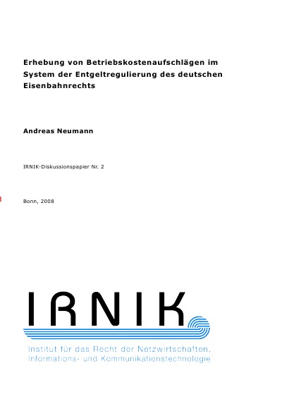 'IRNIK-Diskussionspapier Nr. 2'-Cover