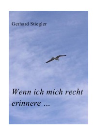 Wenn ich mich recht erinnere ... - Gerhard Stiegler