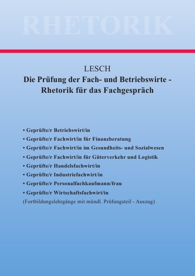 'Die Prüfung der Fach- und Betriebswirte'-Cover