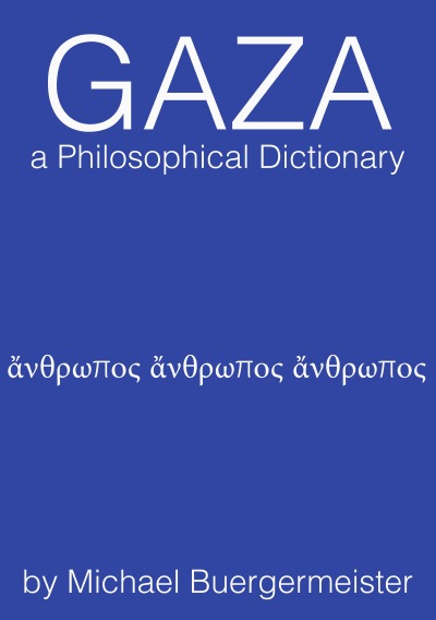'Cover von Gaza a Philosophical Dictionary'-Cover