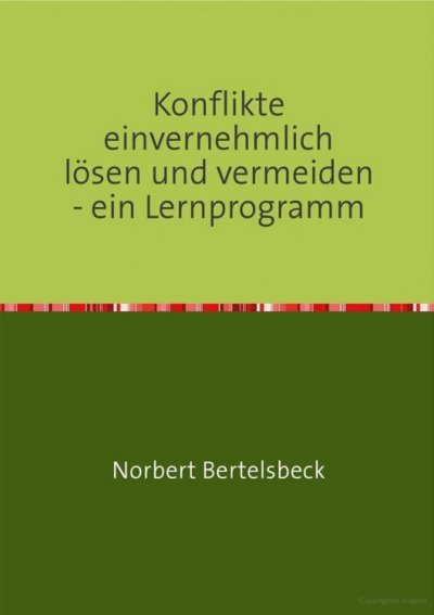 'Cover von Konflikte einvernehmlich lösen und vermeiden – ein Lernprogramm'-Cover