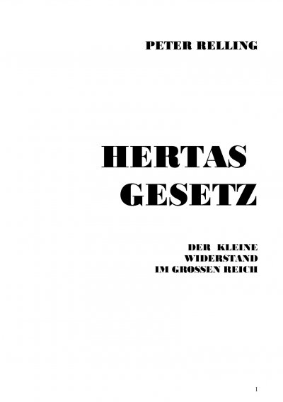 'Hertas Gesetz'-Cover