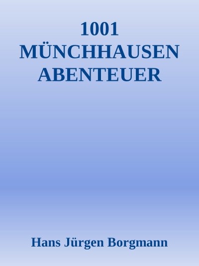 'Cover von 1001 Münchhausen Abenteuer'-Cover
