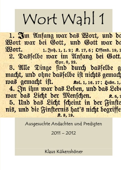 'Cover von Wort Wahl 1'-Cover