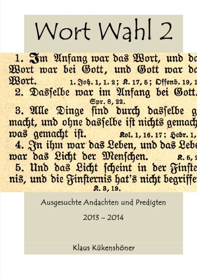 'Cover von Wort Wahl 2'-Cover