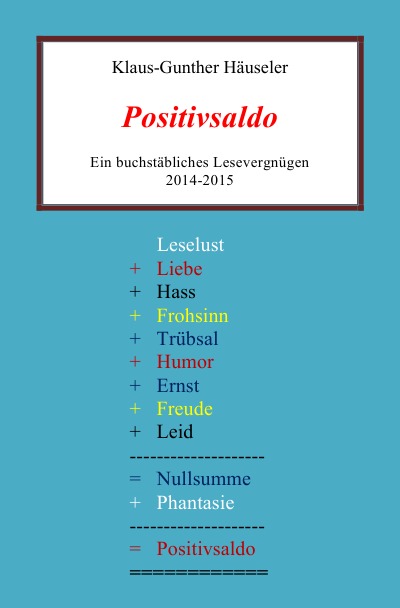 'Cover von Positivsaldo'-Cover