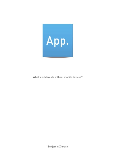 'Cover von What would we do without mobile devices?'-Cover