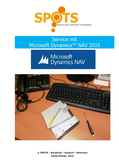 'Cover von Service mit Microsoft Dynamics™ NAV2015'-Cover