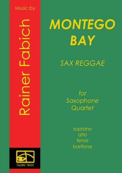 'Montego Bay – Reggae for Saxophone Quartet'-Cover