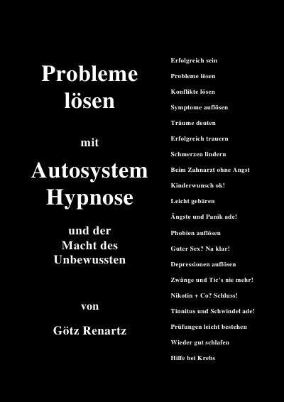 'Cover von Probleme lösen mit Autosystemhypnose und der Macht des Unbewussten'-Cover