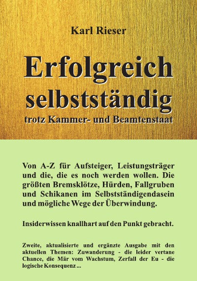 'Cover von Erfolgreich selbstständig trotz Kammer- und Beamtenstaat'-Cover