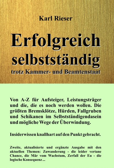 'Cover von Erfolgreich selbstständig trotz Kammer- und Beamtenstaat'-Cover